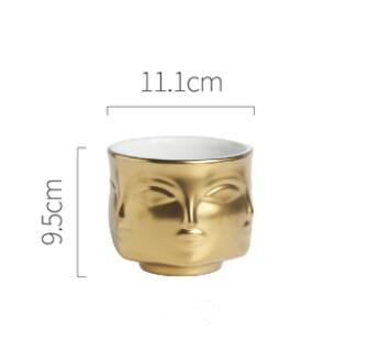 Man Face Flower Vase Pot Planters