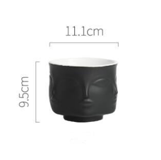 Man Face Flower Vase Pot Planters