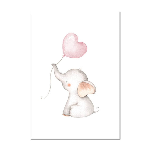 Nursery Wall Art Children Poster Print Canvas