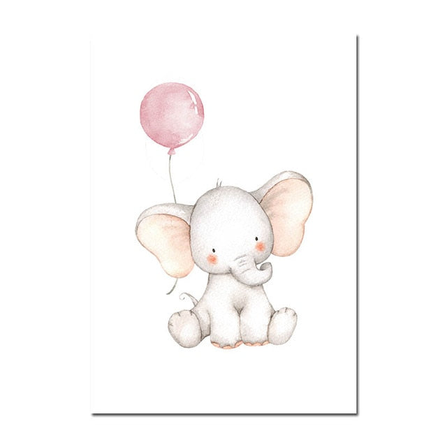 Nursery Wall Art Children Poster Print Canvas