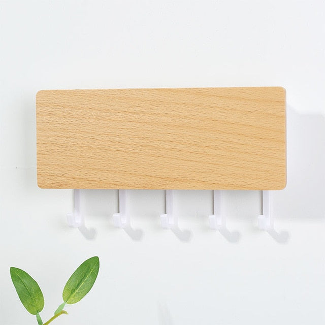 Wood Storage Rack Key Hanger