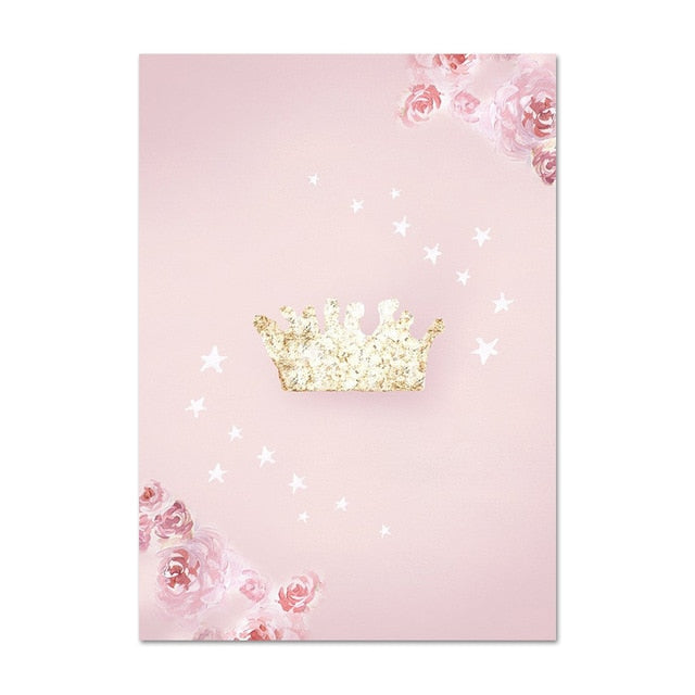 Baby Girl Nursery Wall Art Painting