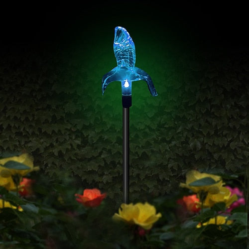 Multicolor led Solar Stake Lights Outdoor Lawn Lamps