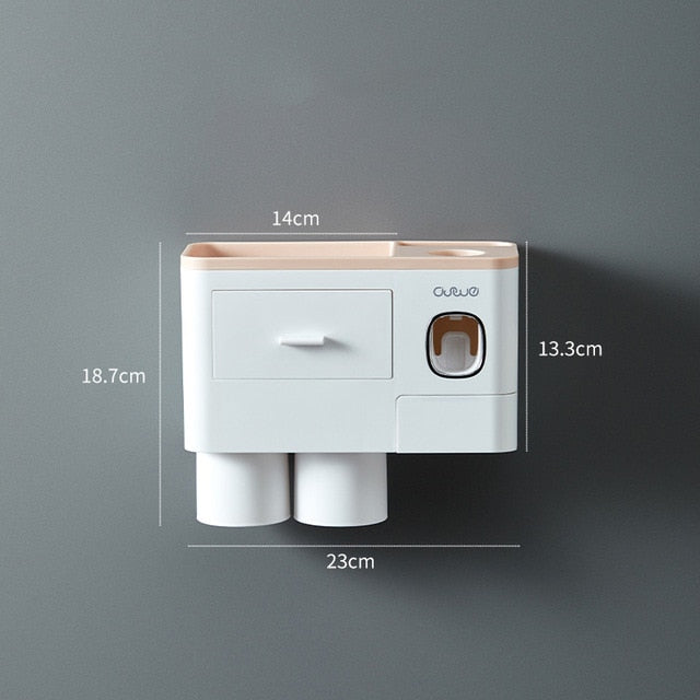 Toothbrush Holder Automatic Dispenser