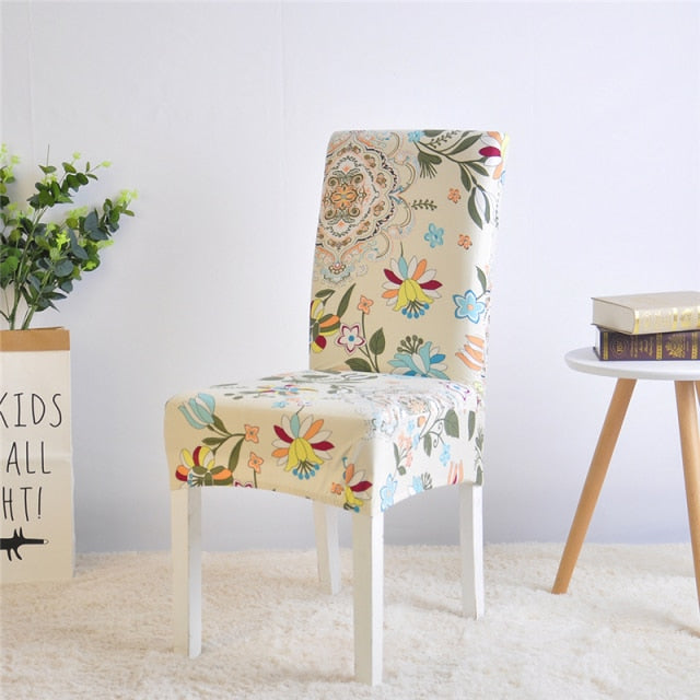 Stretch Spandex Chair Cover For Dining Room
