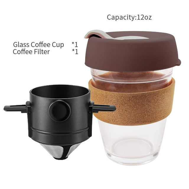 Coffee Filter Portable Drip Holder Funnel