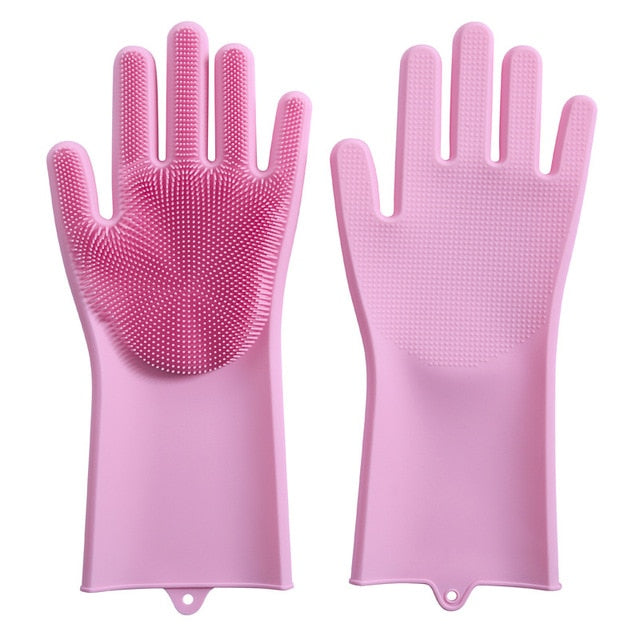Magic Dishwashing Silicone Gloves