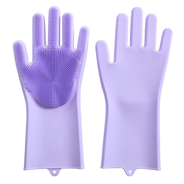 Magic Dishwashing Silicone Gloves