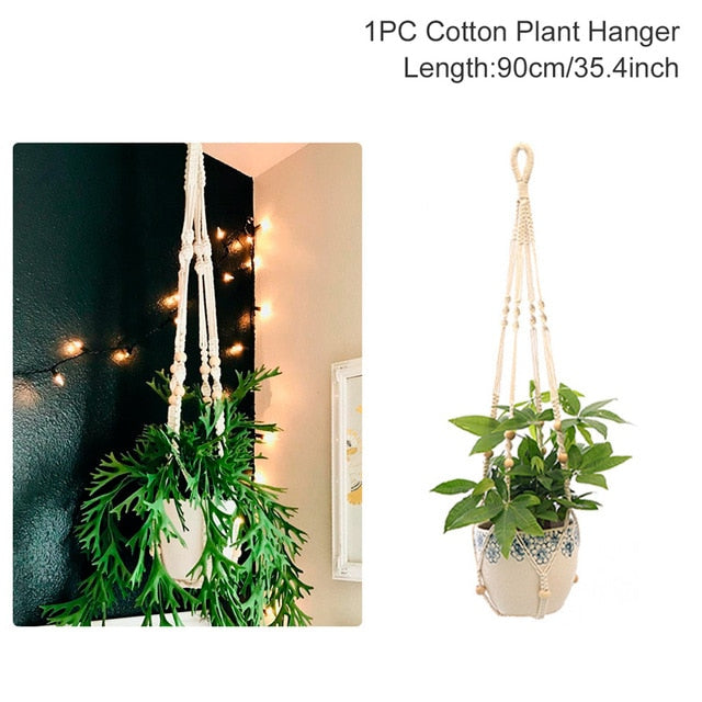 Macrame Plant Hanger Flower Pot