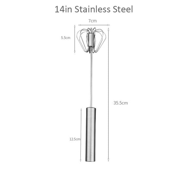 Semi-automatic Egg Beater Whisk