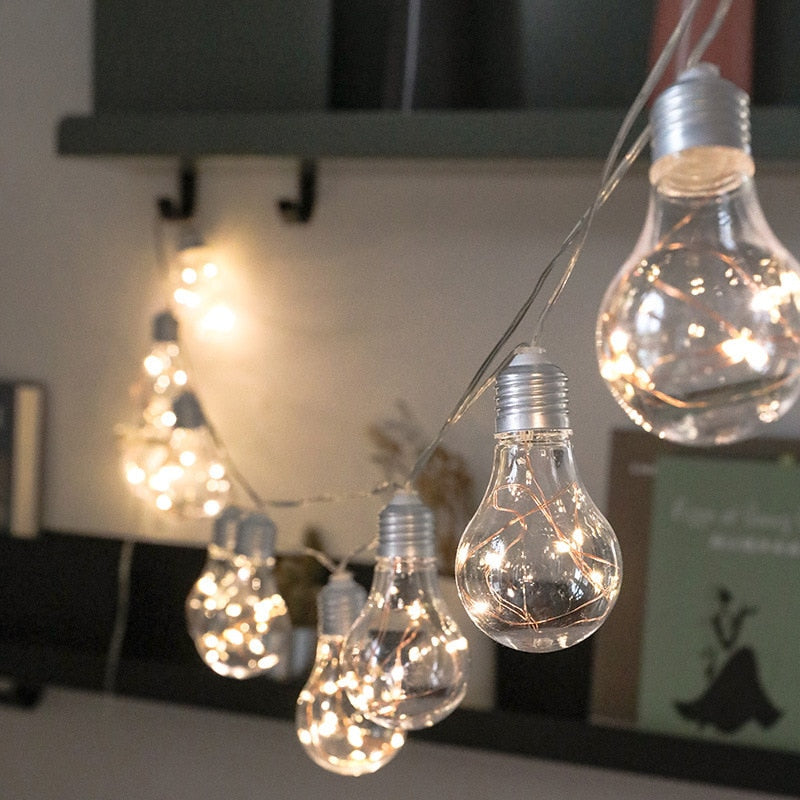 LED Fairy Lights Battery Power Bulb Garland