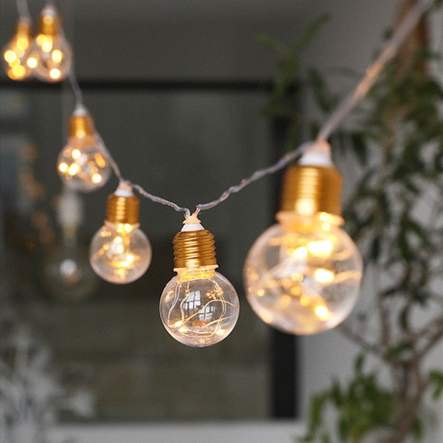 LED Fairy Lights Battery Power Bulb Garland