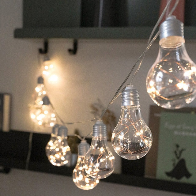 LED Fairy Lights Battery Power Bulb Garland
