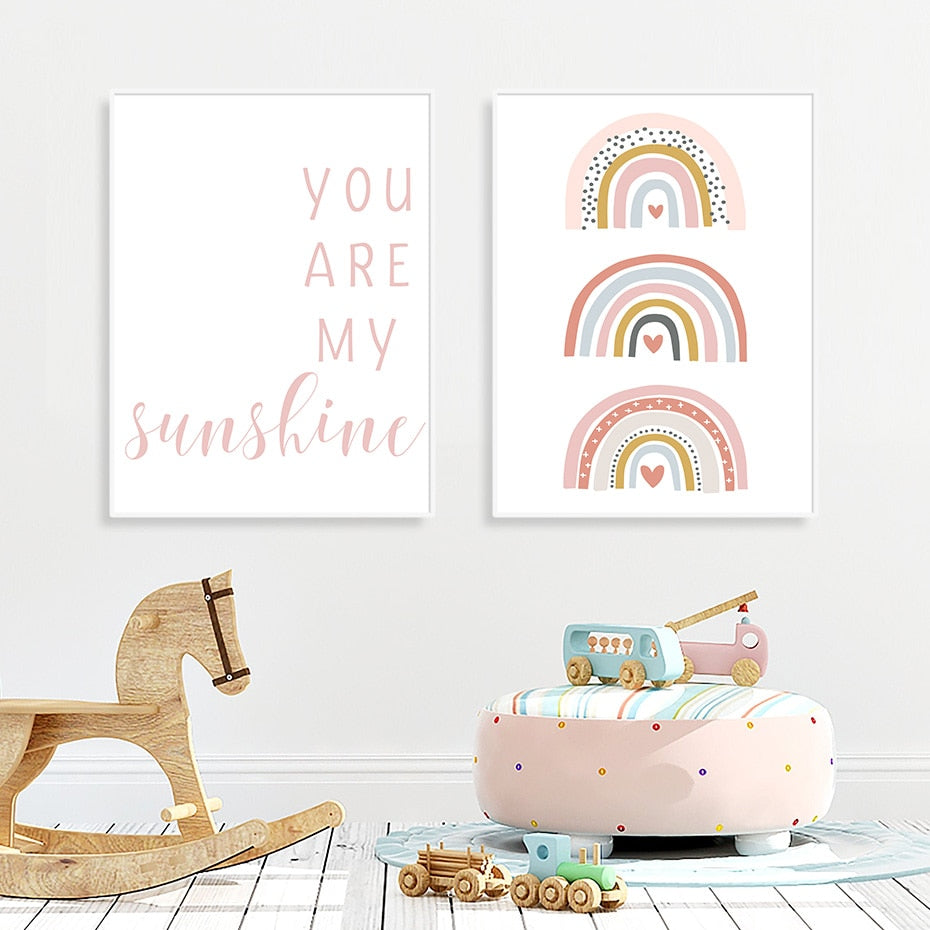 You are my Sunshine Rainbow Prints