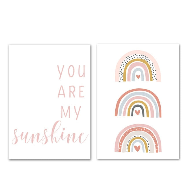 You are my Sunshine Rainbow Prints