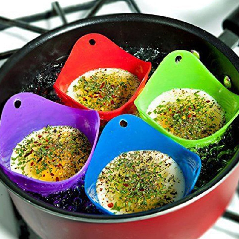 Silicone Egg Poacher Pods Pan