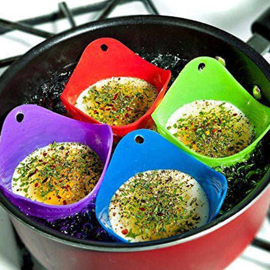 Silicone Egg Poacher Pods Pan