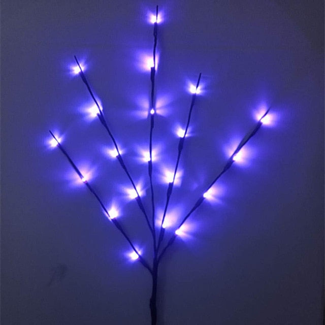 LED Willow Branch Lamp Battery