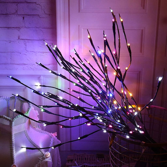 LED Willow Branch Lamp Battery