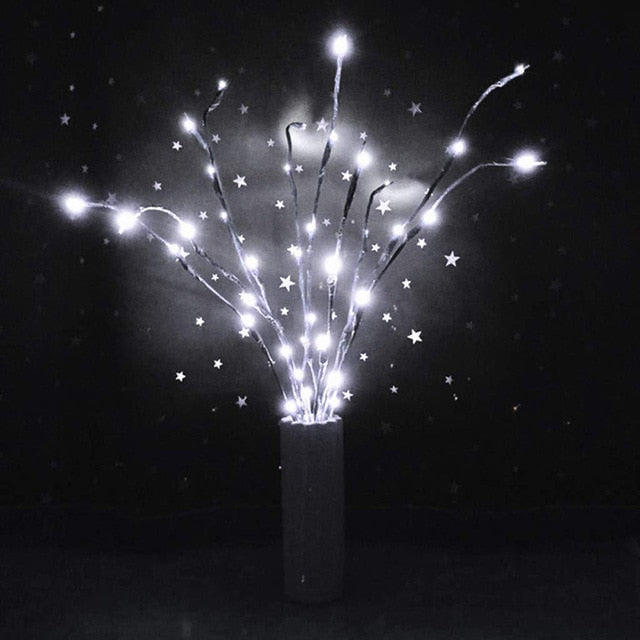LED Willow Branch Lamp Battery