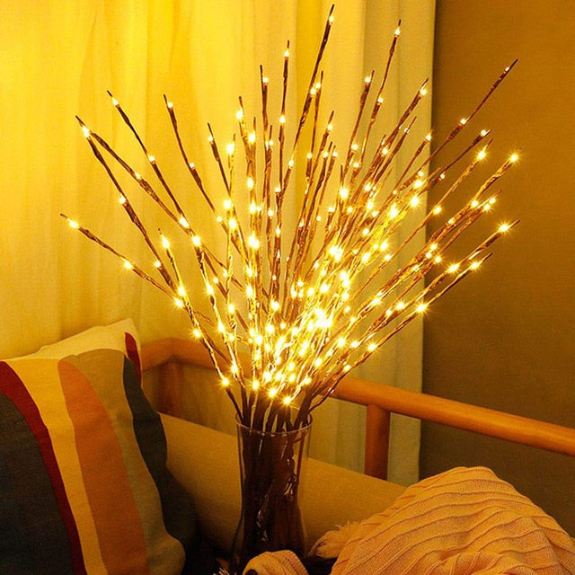 LED Willow Branch Lamp Battery
