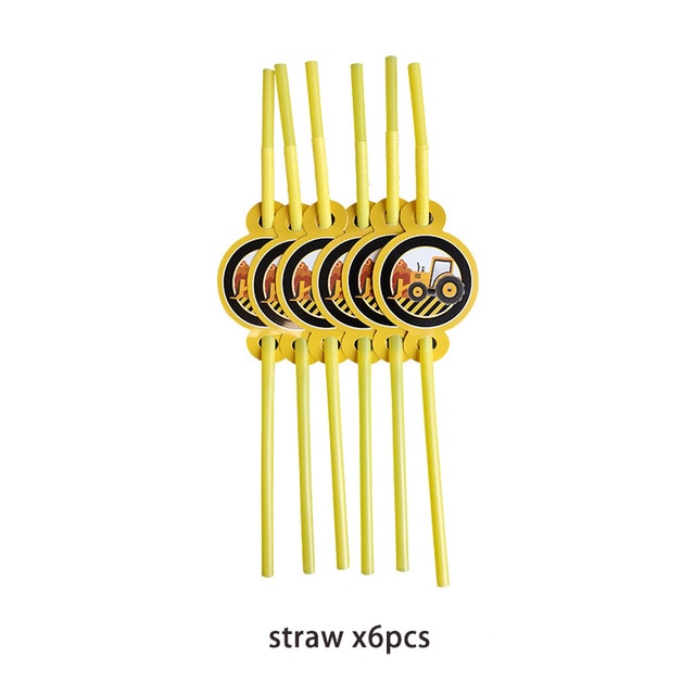Vehicle Party Decorations Tableware Set