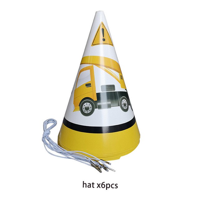 Vehicle Party Decorations Tableware Set