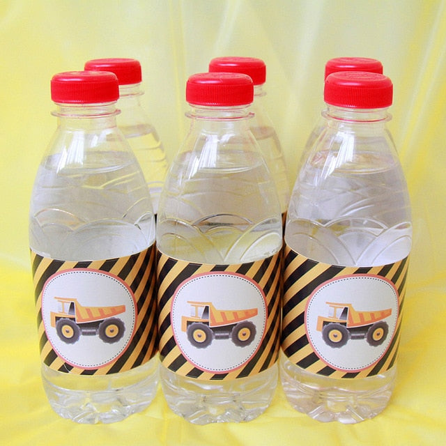 Vehicle Party Decorations Tableware Set
