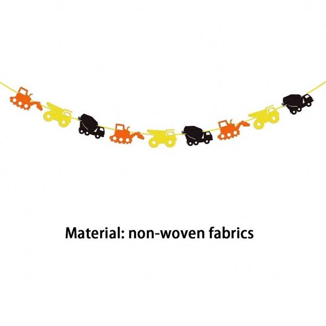 Vehicle Party Decorations Tableware Set