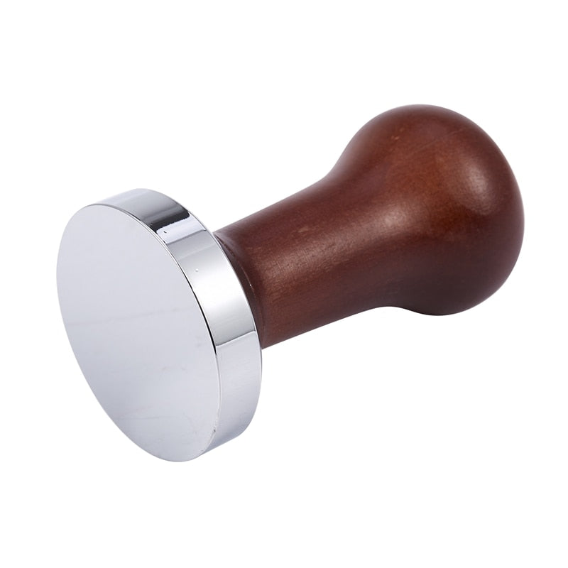 Coffee Tamper Wooden Handle Barista