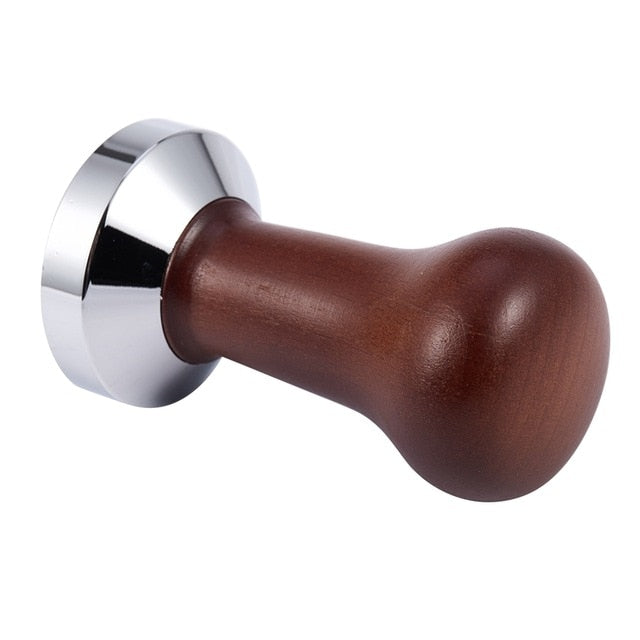 Coffee Tamper Wooden Handle Barista
