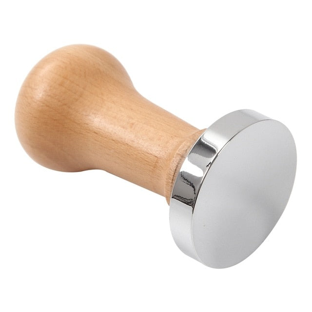 Coffee Tamper Wooden Handle Barista