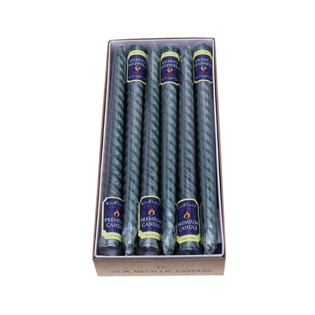 Taper-Spiral Twisted Smokeless Dinner Table Long Candles Wax