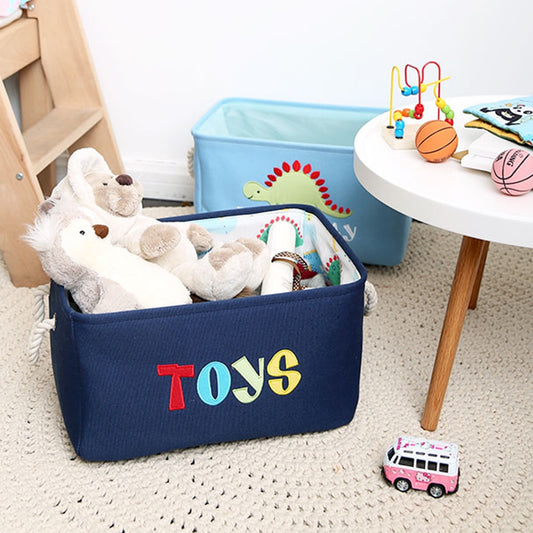 Cartoon Foldable Laundry Basket  Toys Storage Baskets Kids Organizer