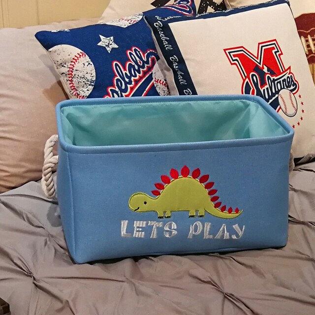 Cartoon Foldable Laundry Basket Toys Storage Baskets Kids Organizer