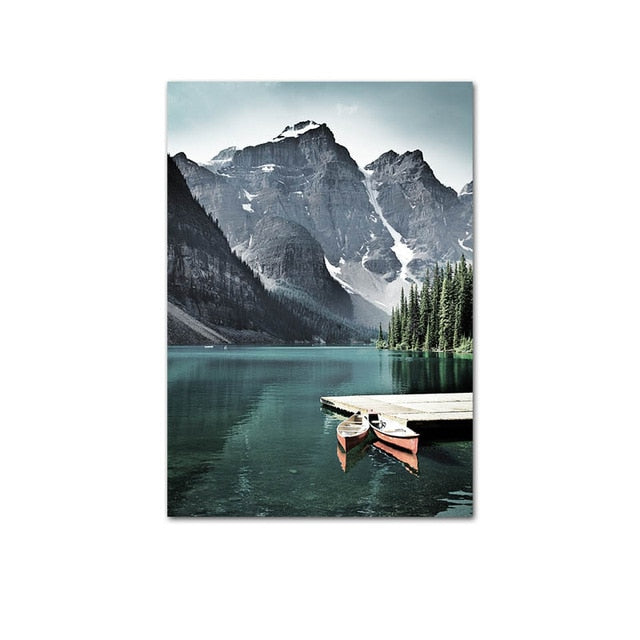 Scandinavian Travel Landscape Painting