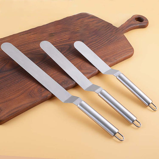 Stainless Steel DIY Cake Handle Cream Spatula