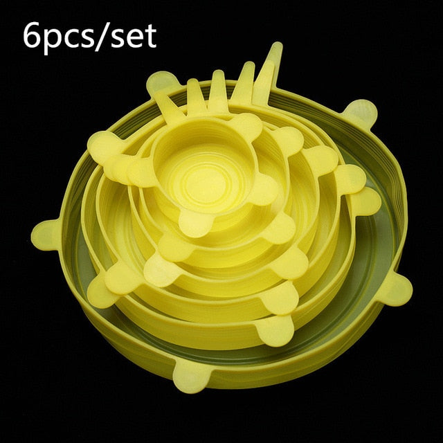 Reusable Silicon Stretch Lids Food Wrap
