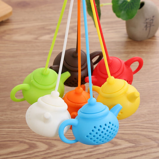 Teapot-Shape Infuser Strainer Silicone Tea Bag