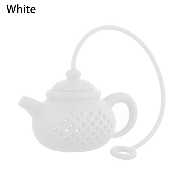 Teapot-Shape Infuser Strainer Silicone Tea Bag