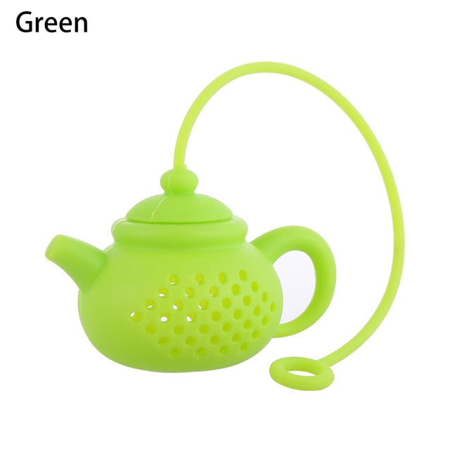 Teapot-Shape Infuser Strainer Silicone Tea Bag