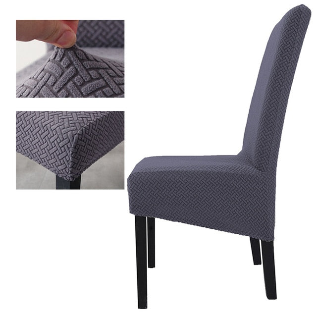 Jacquard Elastic Chair Covers Spandex