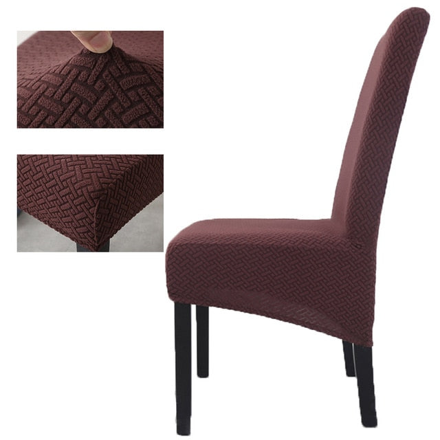 Jacquard Elastic Chair Covers Spandex