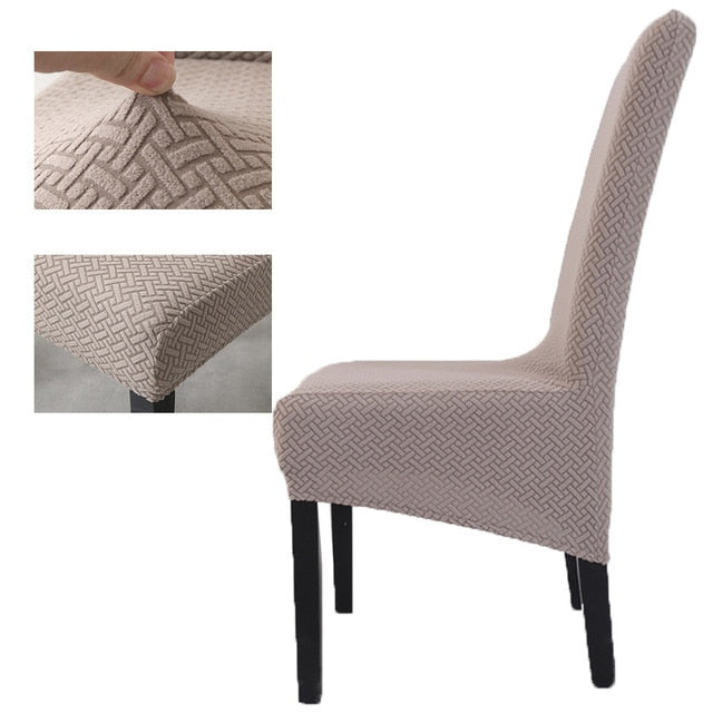 Jacquard Elastic Chair Covers Spandex