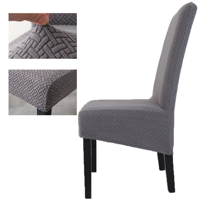 Jacquard Elastic Chair Covers Spandex