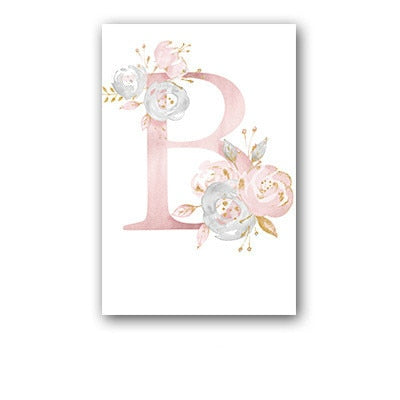 26 English Letters Painting Wall Painting