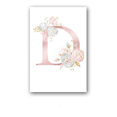 26 English Letters Painting Wall Painting