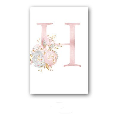 26 English Letters Painting Wall Painting