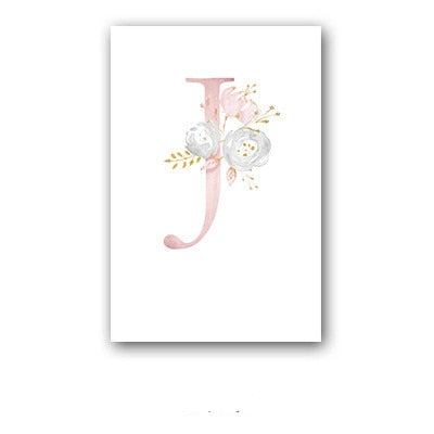 26 English Letters Painting Wall Painting