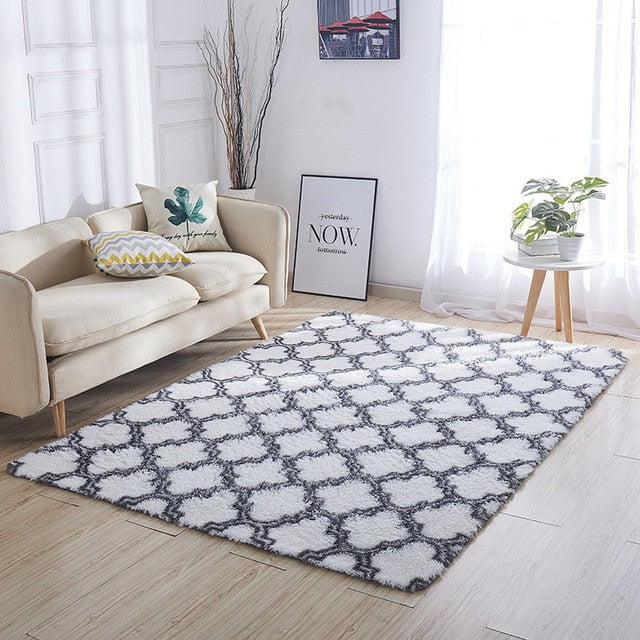 Beautiful Shaggy Alfombra Tie-dye Carpet